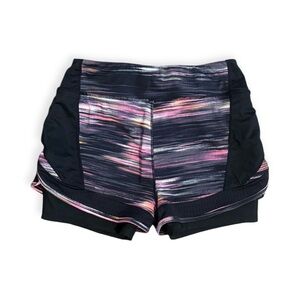 Tail Women's Athletic Shorts with Black and Pink Stripes